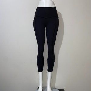 LULULEMON BLACK 7/8 LEGGINGS *23” - 6